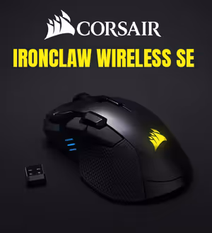 Corsair IRONCLAW Wireless SE Gaming Mouse - Black