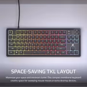 CORSAIR K55 CORE TKL RGB Tenkeyless Gaming Keyboard - image 3