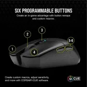 Corsair KATAR PRO Wireless Mouse — 10,000 DPI, 135h Battery - image 10