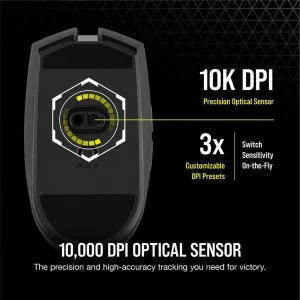 Corsair KATAR PRO Wireless Mouse — 10,000 DPI, 135h Battery - image 12