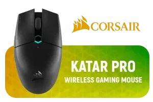 Corsair KATAR PRO Wireless Mouse — 10,000 DPI, 135h Battery - image 1
