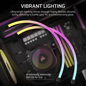 Corsair LS430 Aurora RGB Light Strips — 430mm Diffused RGB - image 4