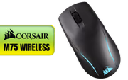 Corsair M75 Wireless Gaming Mouse — 26,000 DPI, Lightweight - image 1