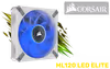 CORSAIR ML120 LED Elite CO-9050128-WW 120mm Blue LED Fan - image 1