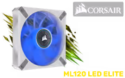 CORSAIR ML120 LED Elite CO-9050128-WW 120mm Blue LED Fan - image 1