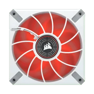 CORSAIR ML120 LED Elite 120mm Red LED White Frame Fan - image 9