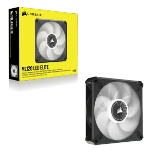 Corsair ML120 LED ELITE White Premium Fan - High Performance Cooling Solution - image 4
