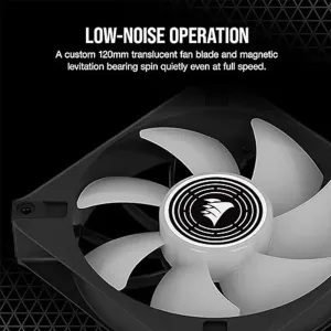 Corsair ML120 LED ELITE White Premium Fan - High Performance Cooling Solution - image 8