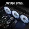 Corsair ML120 LED ELITE White Premium Fan - High Performance Cooling Solution - image 9
