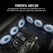 Corsair ML120 LED ELITE White Premium Fan - High Performance Cooling Solution - image 10