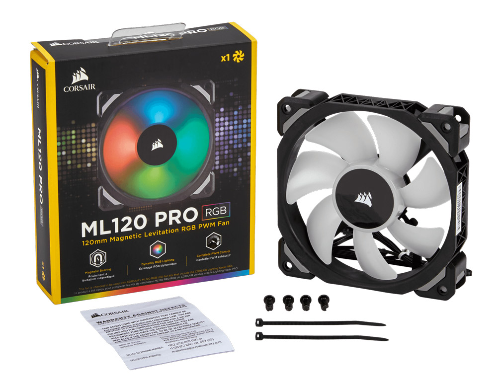 Corsair ML120 PRO Premium Magnetic Levitation Fan Single Pack