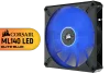 Corsair ML140 LED ELITE Blue Premium Fan - Quiet High-Performance Cooling - image 1