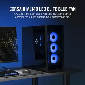 Corsair ML140 LED ELITE Blue Premium Fan - Quiet High-Performance Cooling - image 12