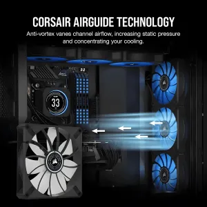 Corsair ML140 LED ELITE Blue Premium Fan - Quiet High-Performance Cooling - image 8