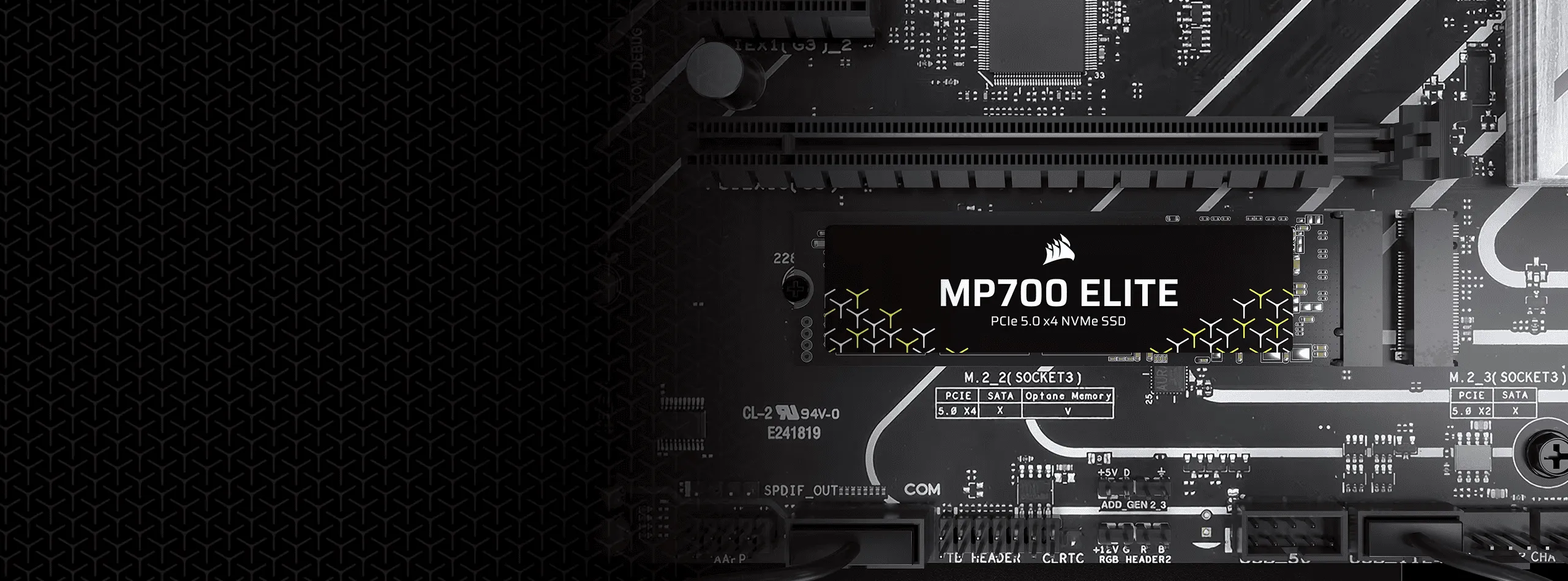 Corsair MP700 Elite 1TB SSD - Desktop View