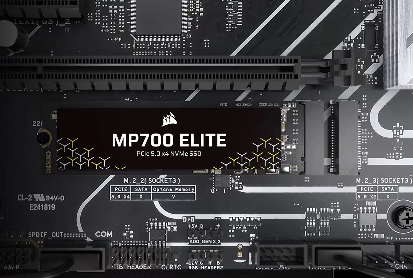 Corsair MP700 Elite 1TB SSD - Mobile View