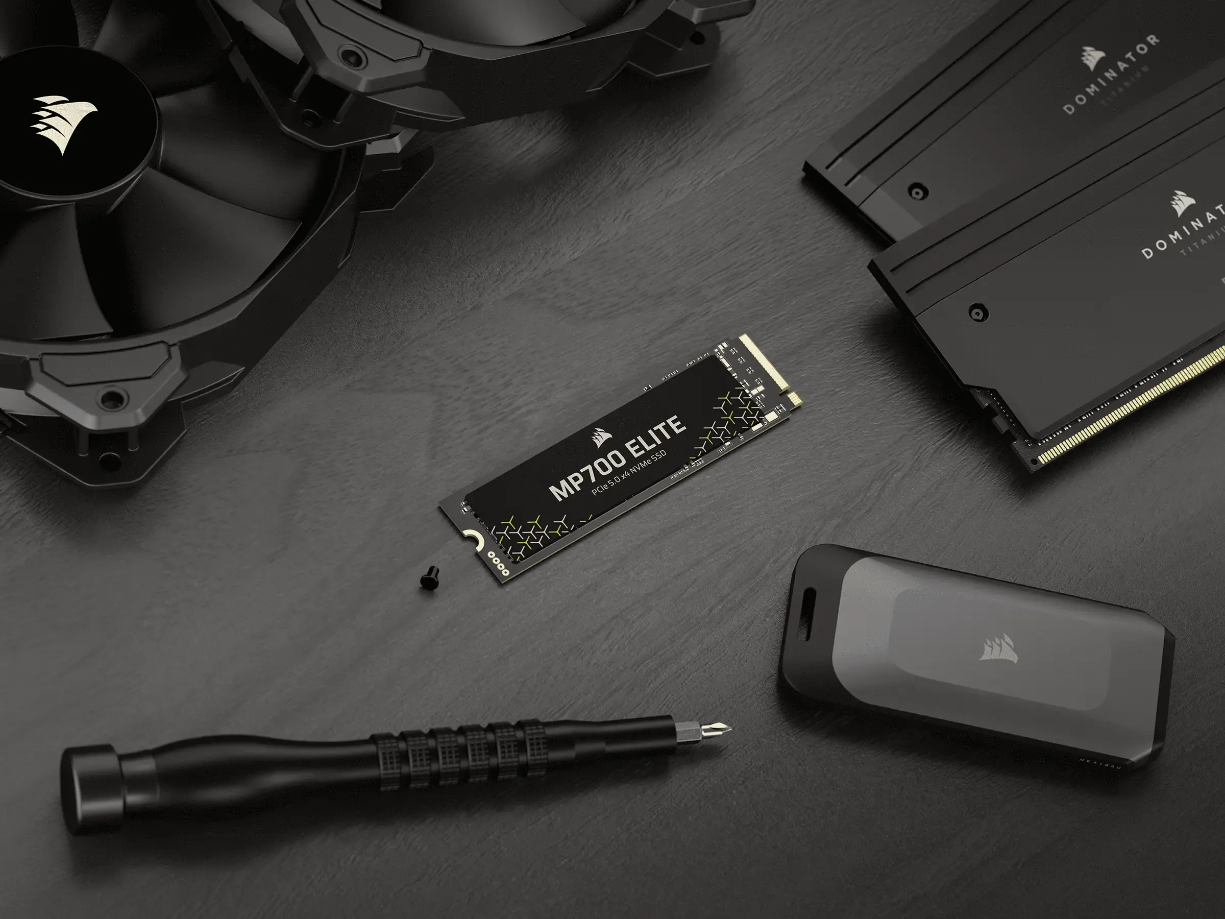 Corsair MP700 Elite 1TB SSD - 3D TLC NAND Features