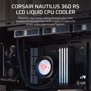 Corsair Nautilus 360 RS LCD 360mm Black AIO Liquid CPU Cooler - image 14