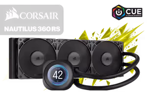 corsair-nautilus-360-rs-lcd-aio-cpu-cooler-black - Image 1
