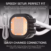 Corsair Nautilus 360 RS LCD — 360mm White AIO Cooler - image 15