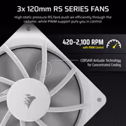 Corsair Nautilus 360 RS LCD — 360mm White AIO Cooler - image 18