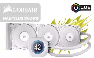 corsair-nautilus-360-rs-lcd-white - Image 1
