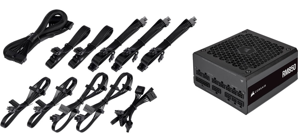 Corsair RM850 850W Modular Power Supply - Black - Best Deal