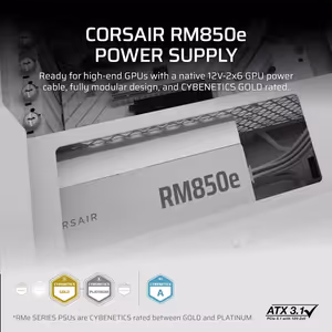 CORSAIR RM850e 850W White ATX 3.1 Modular PSU - image 4