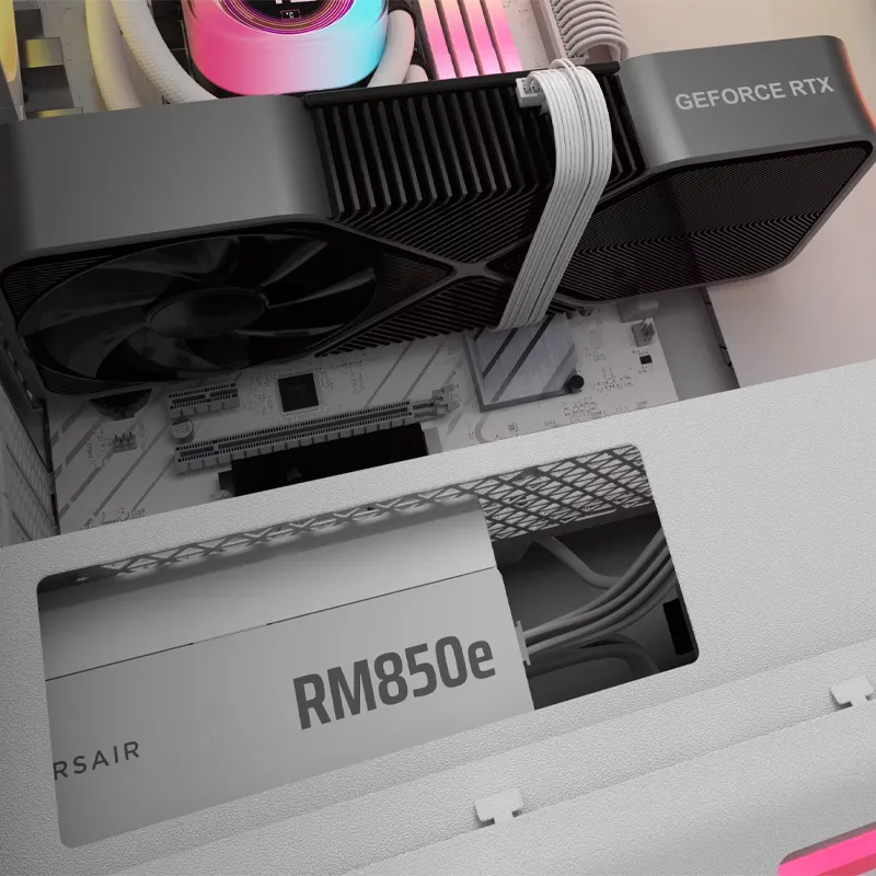 CORSAIR RM850e 850W White ATX 3.1 Modular PSU | Evetech