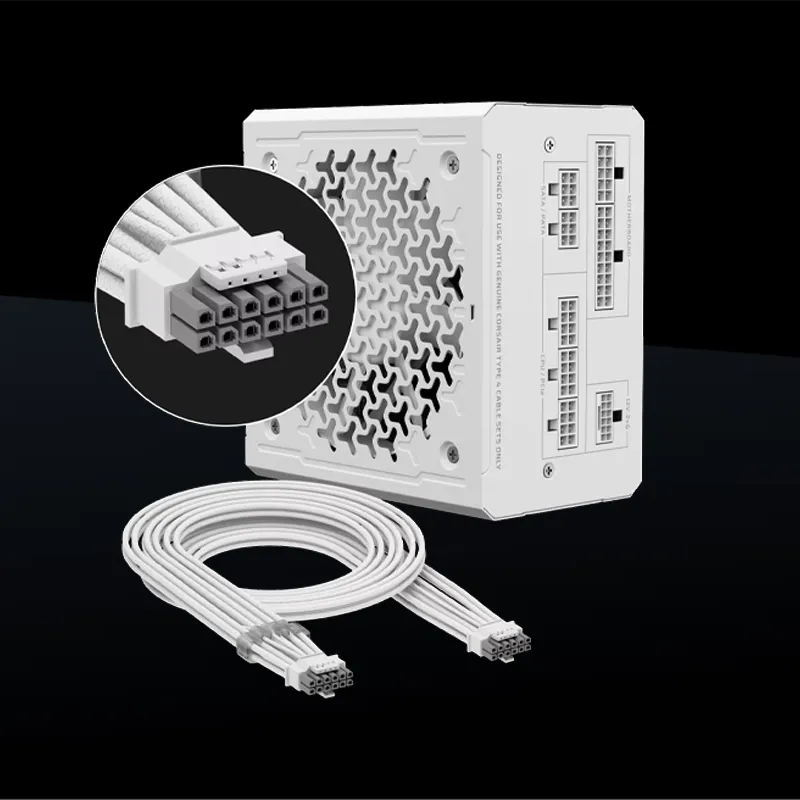 CORSAIR RM850e 850W White ATX 3.1 Modular PSU | Evetech