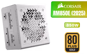 CORSAIR RM850e 850W White ATX 3.1 Modular PSU - image 1