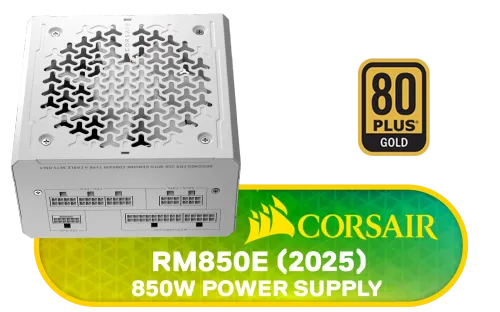CORSAIR RM850e 850W Fully Modular ATX 3.1 PSU | Evetech