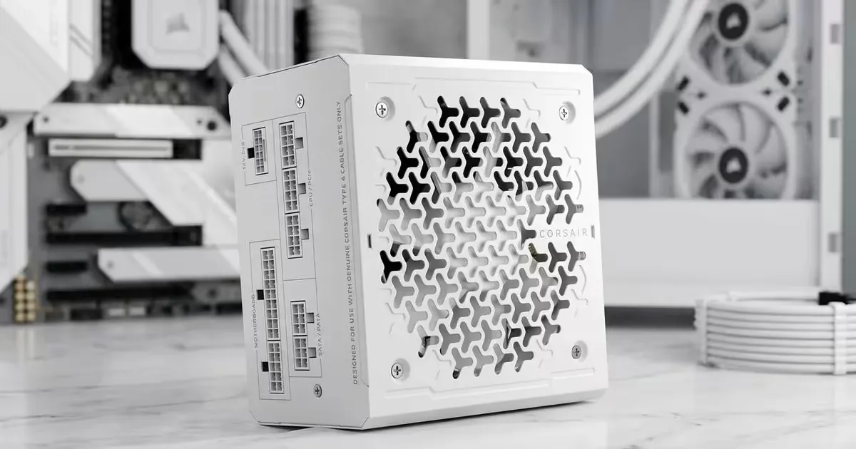CORSAIR RM850e 850W White ATX 3.1 Modular PSU | Evetech