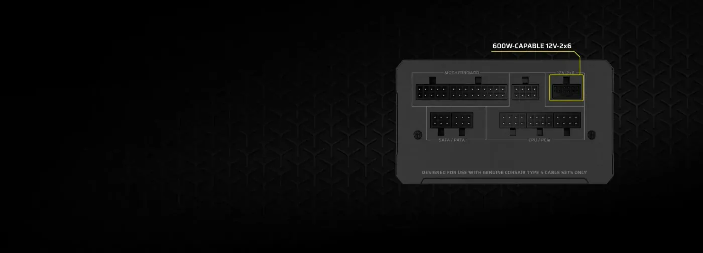 Corsair RMe Series branding on the RM1000e power supply chassis