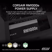 Corsair RM1000e 1000W ATX 3.1 80 Plus Gold PSU - image 10