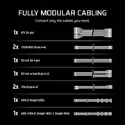 Corsair RM1000e 1000W ATX 3.1 80 Plus Gold PSU - image 2