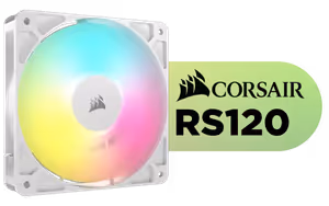 Corsair RS120 ARGB 120mm PWM Fan White - Image 1