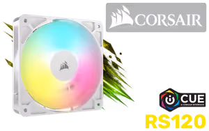 Corsair RS120 ARGB 120mm PWM Fan White - Image 1