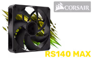 Corsair RS140 MAX 140mm PWM Fan — 1,600 RPM, Airguide - image 1