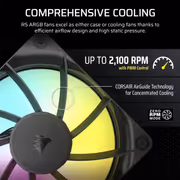 Corsair RS120 ARGB 120mm PWM Fans - Triple Pack, High Airflow - image 9
