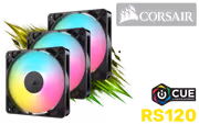Corsair RS120 ARGB 120mm PWM Fans - Triple Pack, High Airflow - image 1