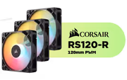 Corsair RS120-R ARGB 120mm PWM Reverse Fans - Triple Pack