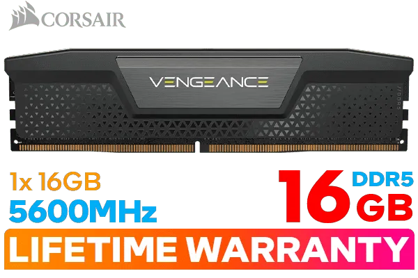 Corsair Vengeance 16GB 5600MHz DDR5 C40 Black