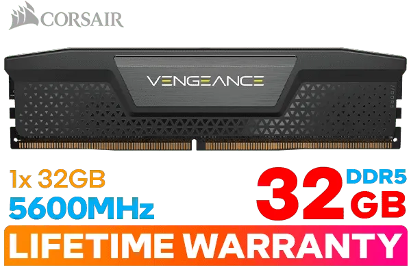 Corsair Vengeance 32GB 5600MHz DDR5 C40 Black