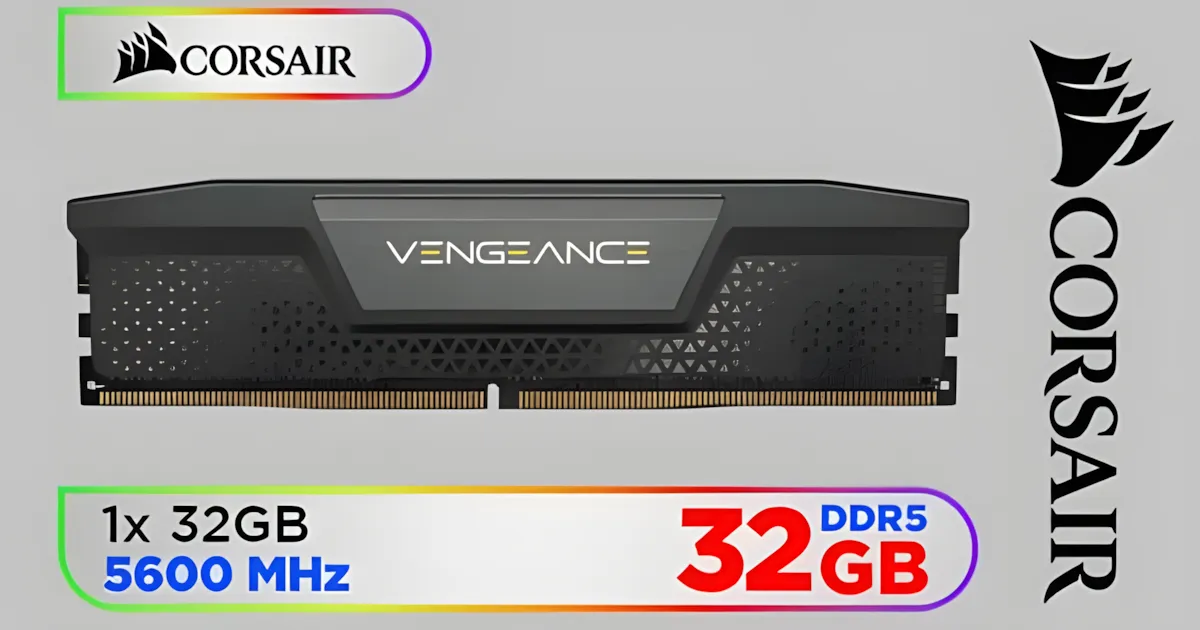 Corsair Vengeance 32GB DDR5 5600MHz C40 Memory | Evetech