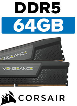 Corsair Vengeance 64GB 5600MHz DDR5 C40 Black