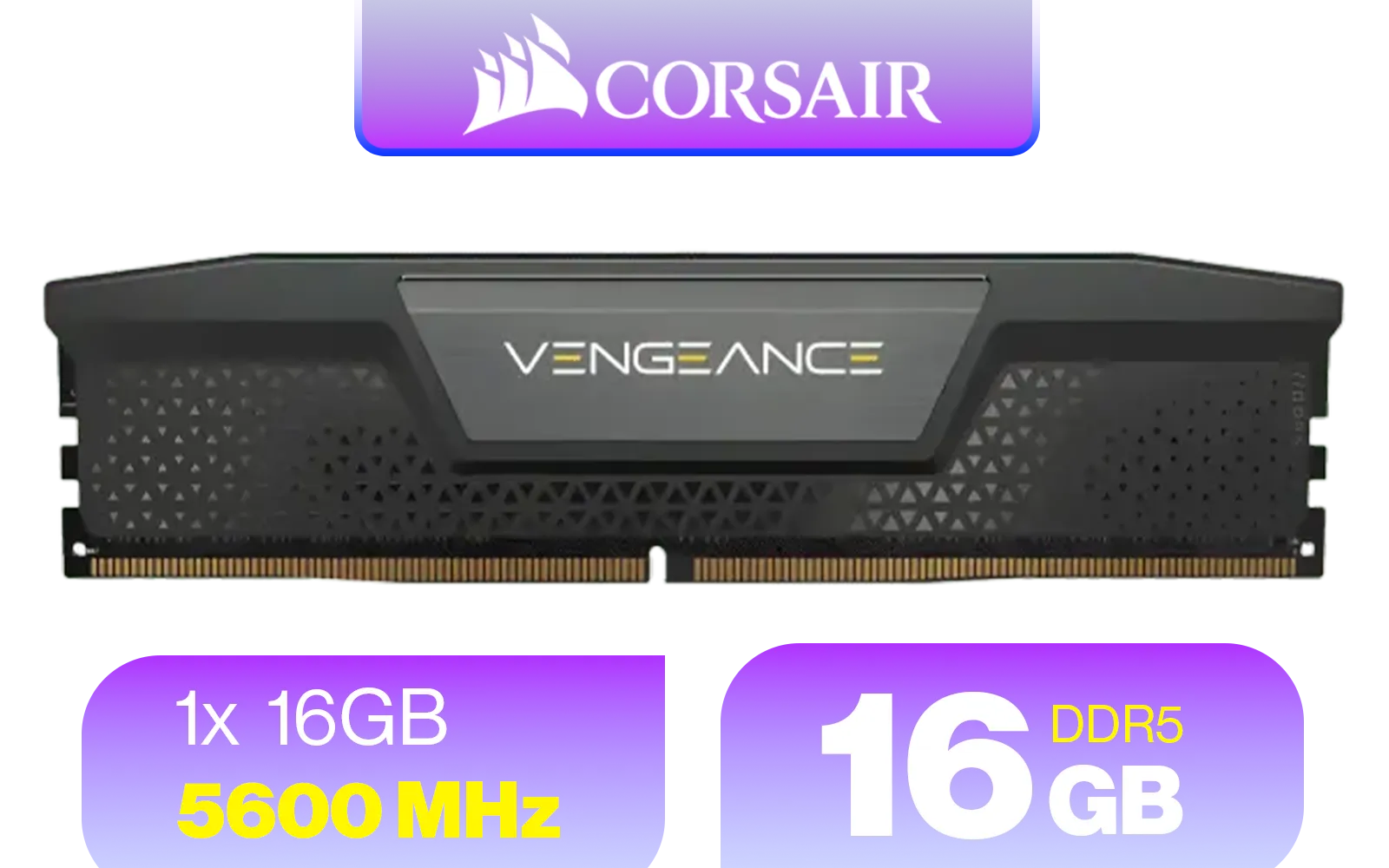 Corsair Vengeance DDR5 16GB 5600MHz C40 Desktop Memory | Evetech
