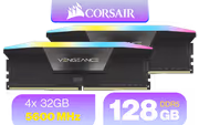 CORSAIR VENGEANCE RGB 128GB (4x32GB) DDR5 5600MHz RAM - image 1