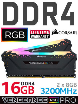Corsair Vengeance RGB PRO 16GB 3200MHz DDR4 Memory