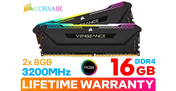 Buy Corsair Vengeance RGB PRO 16GB 3200MHz DDR4 Black - Enhance